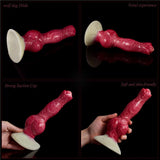 Realistic Dog Monster Dildo with Knot Cainine K9 Animal Dildos 8.26 inch Adult Toys Anal Plug