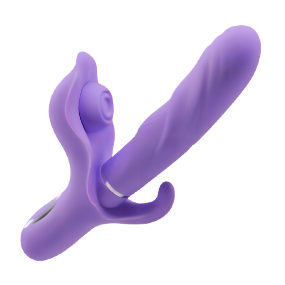 G-Spot Vibrator Thrusting Sucking & Flapping Rabbit Vibrators Wand Masager Woman Sex Toys