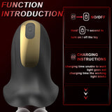 Blowjob Male Masturbator Realistic Mouth Masturbation Cup with 9 Vibration Modes Penis Vibrator Adult Toys