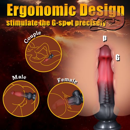 Monster Dildo Realistic Dragon Dildos 7.4 Inch Silicone Anal Plug Adult Sex Toy for Beginners