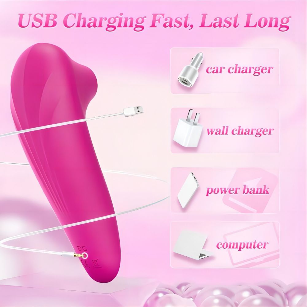 Unique Design Licking & Sucking Vibrator Women Sex Toy Clit Stimulator Adult Toys