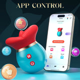 APP Control Women Vibrator Big Mouth Vibrators with 360° Tongue Licking & Sucking Adult Sex Toys