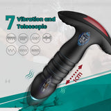 Anal Vibrator with 7 Thrusting & Vibrating Modes App Control Prostate Massager Adult Sex Toys