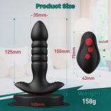 Anal Vibrator with 7 Thrusting & Vibrating Modes App Control Prostate Massager Adult Sex Toys