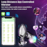 Vibrating Butt Plug APP & Remote Control Anal Vibrator Male Prostate Massager Sex Toy for Woman