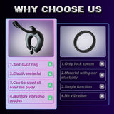 Vibrating Cock Ring Remote Penis Vibrator with 7 Vibration Modes Adult Sex Toys for Couples