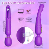 Woman Wand Massager G-spot Tapping Vibrator Clit Stimulator Adult Toys