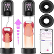 Male Penis Pump App Control Vacuum Vibrating Masturbator Adult Sex Toy for Men