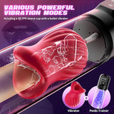 Male Penis Pump App Control Vacuum Vibrating Masturbator Adult Sex Toy for Men