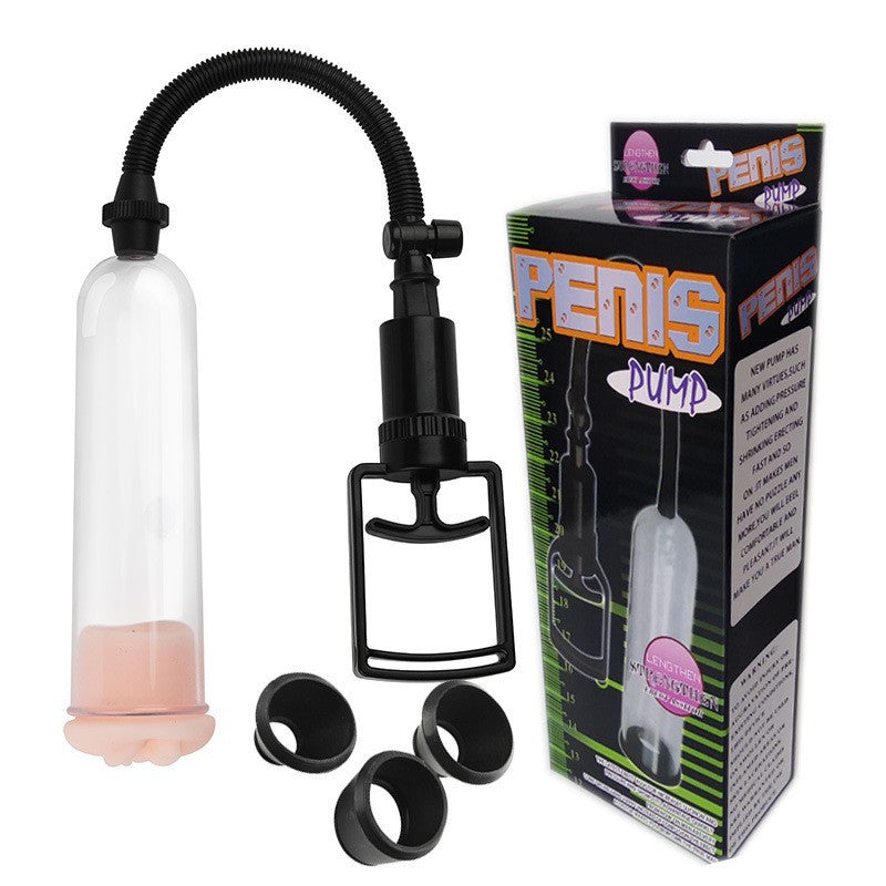 Male Penis Pump Manual Control Erection Training Sex Toy for Man