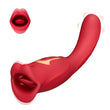 Rose Kiss Vibrator Biting & Licking Female Sex Toys G-spot Clitoris Stimulator