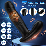 Rotating Prostate Massager Remote Control Anal Vibrator Butt Plug Adult Sex Toys