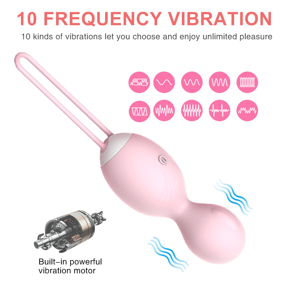 Vibrating Kegel Ball for Women Remote Control Ben Wa Balls G-Spot Vibrator Adult Toys