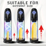 Men's Penis Enlarger Automatic Penis Pumps Sucking Vaccum Pressure Male Training Sex Toy