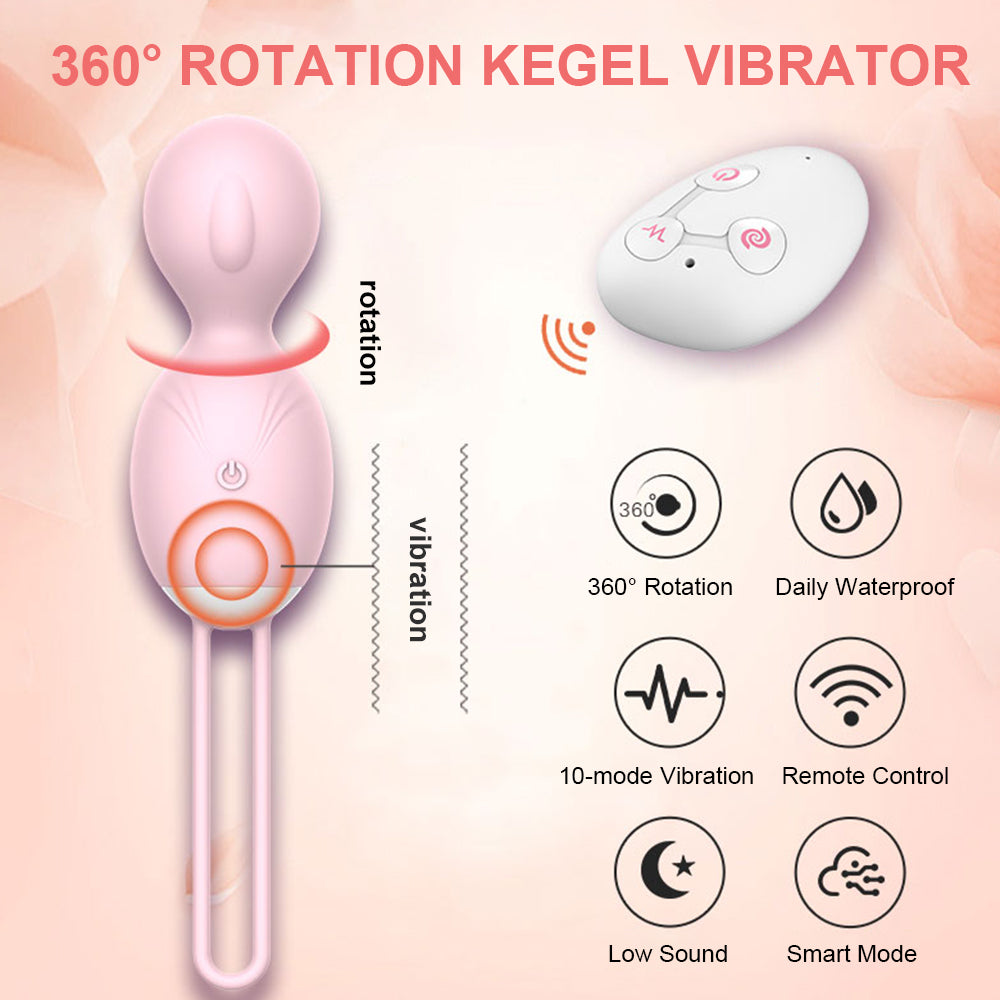 Vibrating Kegel Ball for Women Remote Control Ben Wa Balls G-Spot Vibrator Adult Toys