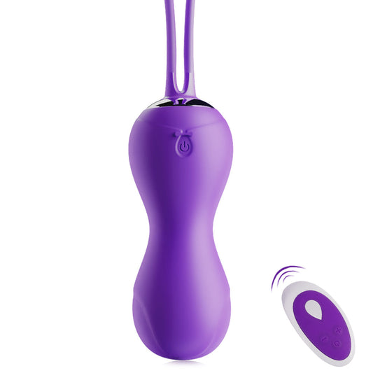 Dual Kegel Exercise Weights Remote Control Vibrating Ben Wa Ball Vibrator Woman Sex Toy